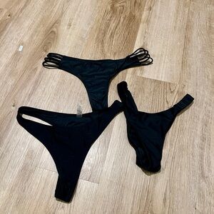 BLACK BIKINI BOTTOM BUNDLE
